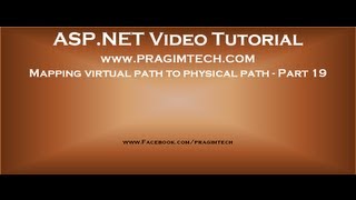 mapping virtual path to physical path using server mappath method   part 19