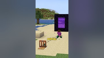 Fishing Rod Teleport Tutorial #minecraft