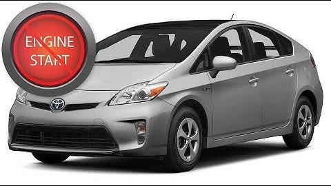 Open and Start a Toyota Prius with a dead battery in the key fob.