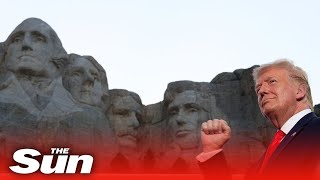 Trump slams protesters in patriotic 4th July speech at Mount Rushmore