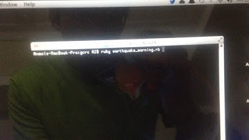 Earthquake warning and monitoring system + Ruby + LittleBits + PubNub