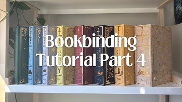 Bookbinding Tutorial Part 4: Putting Everything Together (Gluing the Text-block to the Hardcover)
