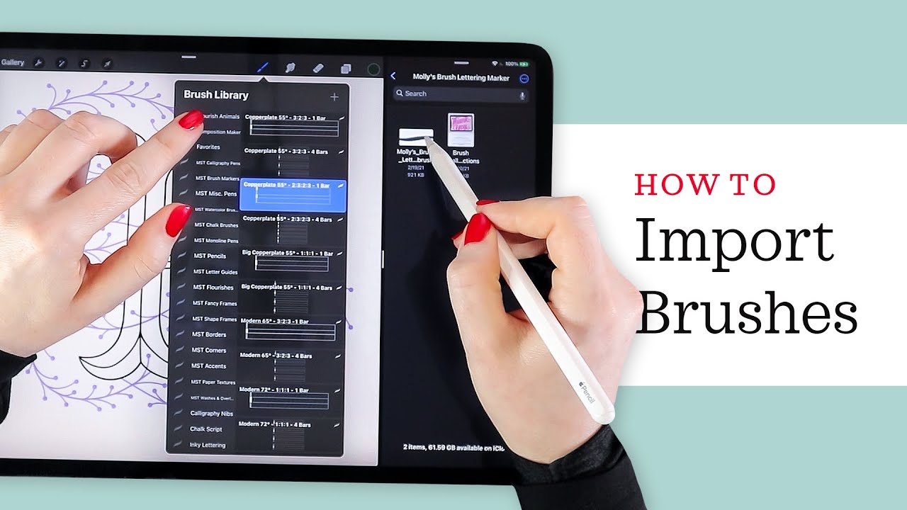 How To Install Brushes  Files In Procreate | Easy Steps