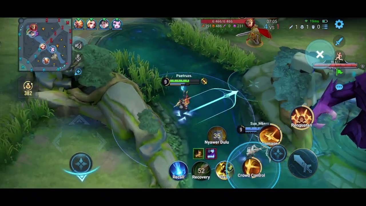 Membantai di RANK game MOBA saingan MLBB - HOK Indonesia