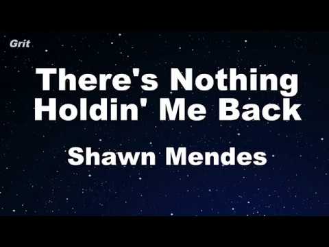 Theres Nothing Holdin Me Back   Shawn Mendes Karaoke With Guide Melody Instrumental