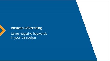 [NA] Amazon Advertising | Negative Keywords