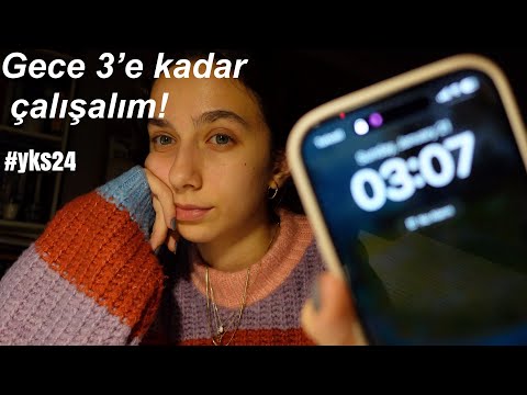 BERABER GECE 3’E KADAR ÇALIŞALIM😴 | YKS DERS ÇALIŞMA GÜNLÜĞÜM