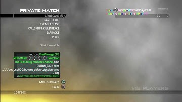 Hosting buttons_default CFG INFECTION LOBBY FOR PS3 on MW2