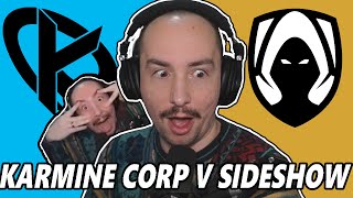 CAUTION: MALDING  Sideshow reacts to Karmine Corp vs Heretics