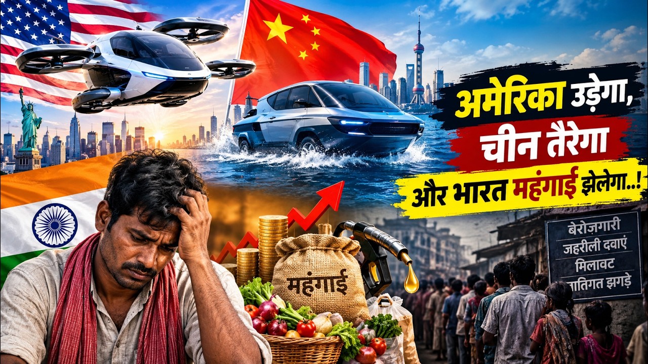 अमेरिका उड़ेगा, चीन तैरेगा और भारत महंगाई झेलेगा..! | | अमेरिका-चीन की Future Technology