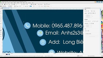 Bài 31 hướng dẫn tự học corel draw cho người mới, Thiết kế Name Card, card visit