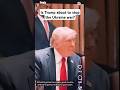 Is Trump about to stop the #ukrainewar #ukraine #russia  #trump #shorts #youtubeshorts #ytshorts