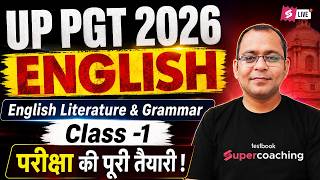 UP PGT/English Literature &amp; Grammar Classes |UP PGT English Literature &amp; Grammar MCQ By Uday