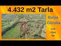 x Keşif Arazi 4.432 m2 Tarla  Balıkesir Balya Göloba 109-614. 300.000