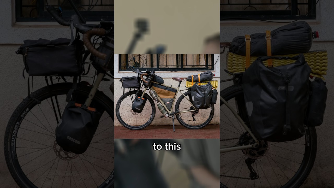 Bikepacking setup for long distance cycling 