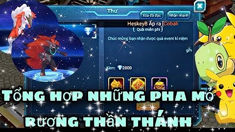 Poke đại chiến| Tổng hợp những pha mở rương thần thánh 💥💥