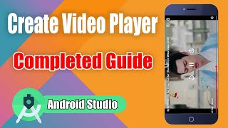 How to Create Video Player Android Full Screen & Lock Screen Custom Controller Android Studio 2021 screenshot 3