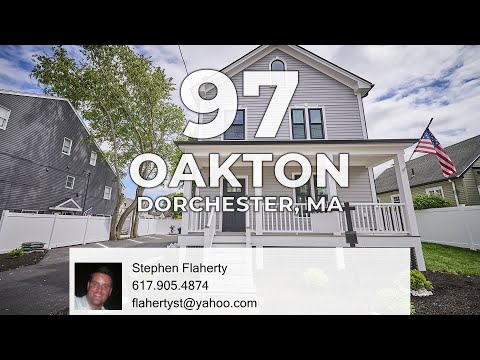 97 Oakton Avenue 1 and 2, Dorchester, MA home video tour