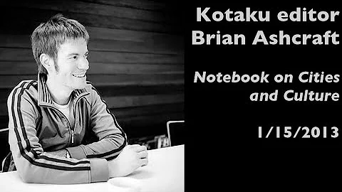Kotaku editor Brian Ashcraft in Osaka  Notebook on...