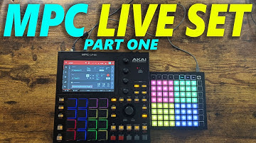 Working on my MPC One Live Set