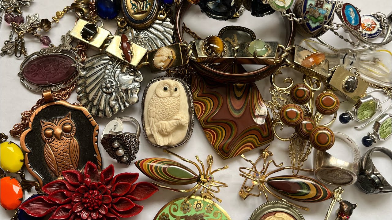 Massive Vintage Jewelry Haul !! YouTube