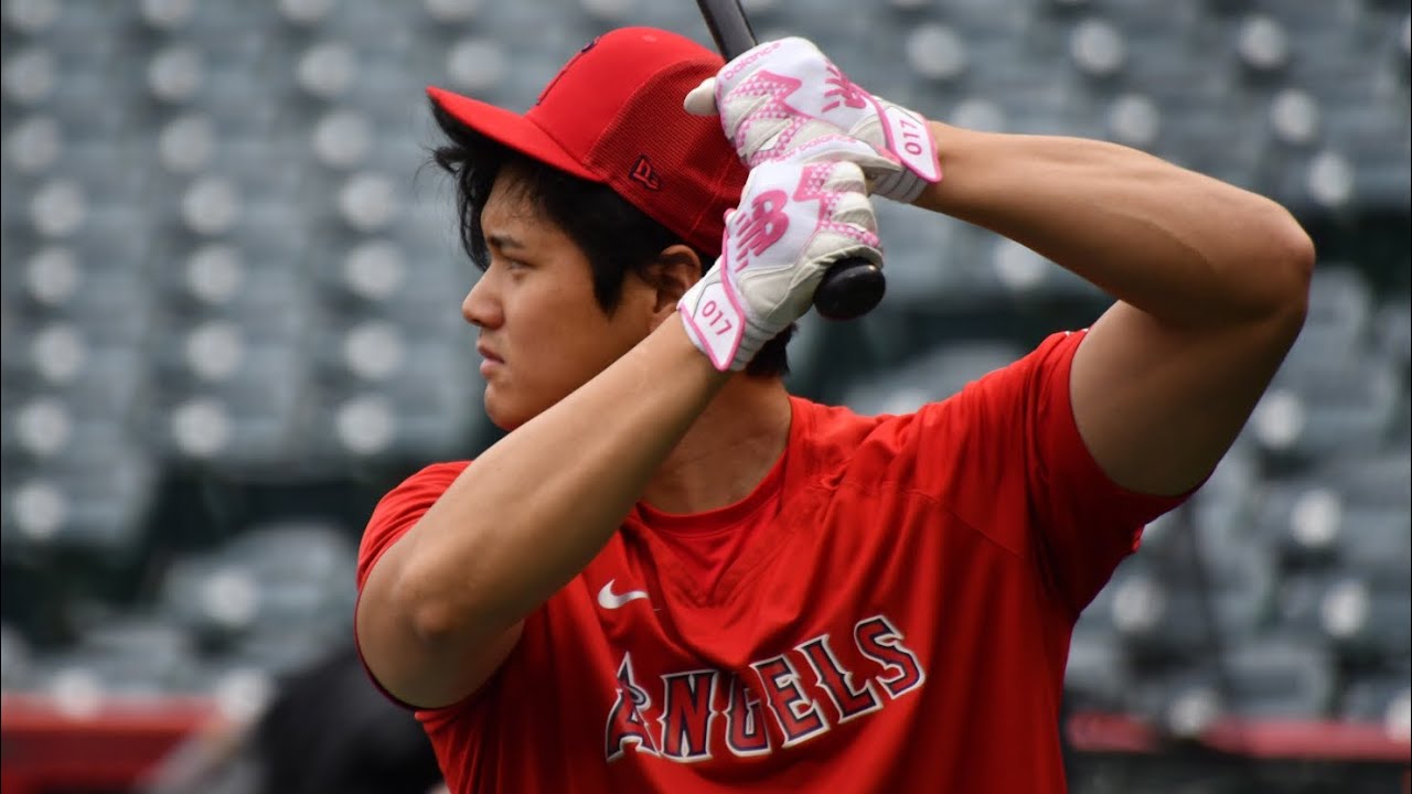 Shohei Ohtani Batting Practice (5/23/2023 in Anaheim) YouTube