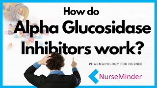 How do alpha-glucosidase inhibitors work? (Pharmacology for Nursing)
