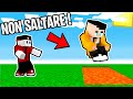 NON SALTARE MAI NELLA LAVA SU MINECRAFT !