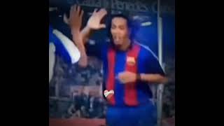 Ronaldinho Giving A High Five After Getting Tackled Sorry For The Trash Quality