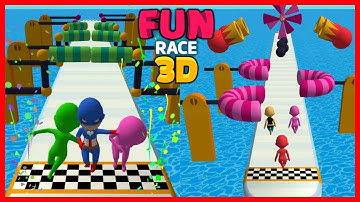 Fun Race 3D - All Levels 16 - 17 - Gameplay 100% Walkthrough (iOS, Android)
