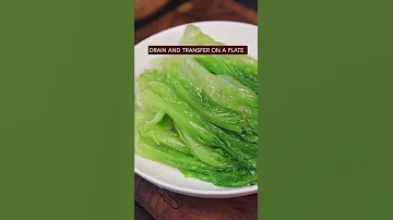 How To Make Chinese Style Lettuce Shorts 