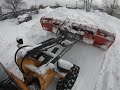 Volvo L20B Plowing Snow