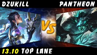 Dzukill - Yone vs Pantheon TOP Patch 13.10 - Yone Gameplay