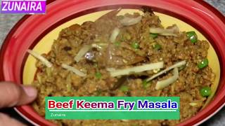 Beef Keema Karahi | Beef Keema Fry Masala | Bhuna Hua Keema