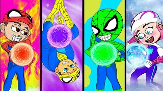 Ghost-spider Become Superheroes | Marvel's Spidey and his Amazing Friends Animation #2