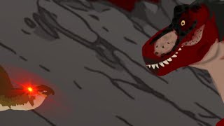 Spinofaarus vs primal carnage rex (joke battle)