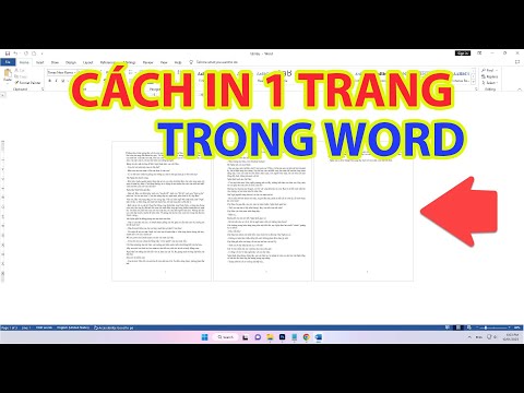 Cách In 1 Trang Trong Word | In 1 Trang Bất Kỳ mới nhất 2023