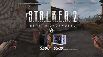 STALKER 2 XBOX SERIES X VS $500 GAMIING PC !!!!!!! GRAPHICS COMPARISON & FPS