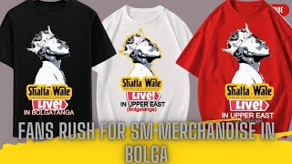 FANS RUSH FOR SM MERCHANDISE IN BOLGA