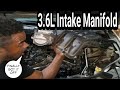 How to remove a 3.6 Pentastar Engine Intake manifold. Tune up Spark Plugs P0300. Rocker arm noise