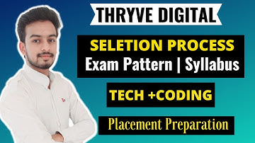 Thryve Digital Exam Pattern | Syllabus | Coding Question | Recruitment Process | Technical Interview