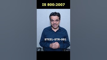 STEEL-STR-001: Decode IS 800:2007 with software #structuralengineering #civilengineering