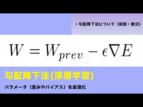 【AI勉強】AI開発に必要な深層学習の勾配降下法【深層学習】【勾配降下法】【AI】