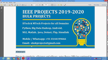 A Correlation based Feature Weighting Filter for Navie Bayes