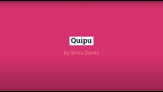 Quipo By Shira Dentz