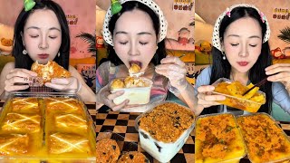 Eating Jelly Cubes & Sweet Desserts ASMR Mukbang | Soft Chewy Eating Sounds