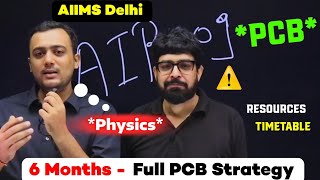 AIR-09 in Live 😱 AIIMS Delhi - 6 Months Strategy for NEET 2026 ! ⚠️ RESOURCES + GUIDE #neet2026 