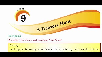 A Treasure Hunt / Lesson - 9 English// class 7th PSEB