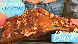 Chocolate Caramel Bark with Pecans | Caramel Chocolate Crack Recipe | Easy DIY Turtles Recipe
