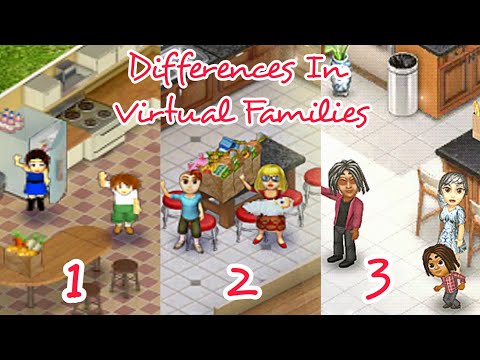 The Differences In Virtual Families 1,2, & 3